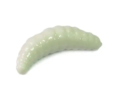 Приманка силиконовая Trout Zone Maggot 1.6in #white